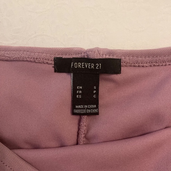 Forever 21 lilac mesh mini skirt - Picture 3 of 3